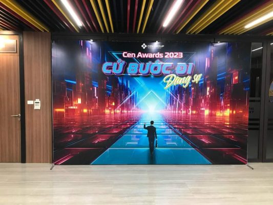 backdrop bằng bạt hiflex màu đẹp