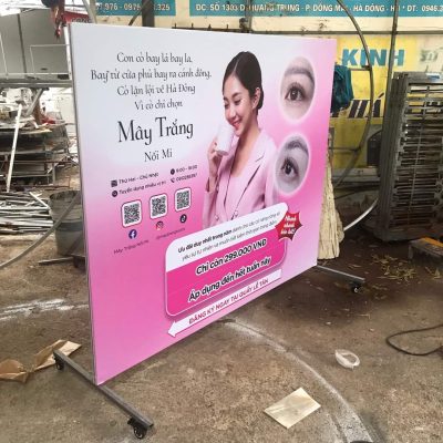 biển bạt khung sắt khổ lớn