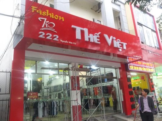 biển quảng cáo mặt tiền cửa hàng