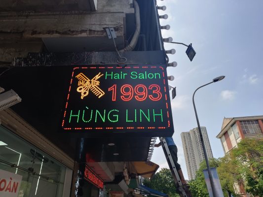 biển vẫy led hai mặt ngoài trời