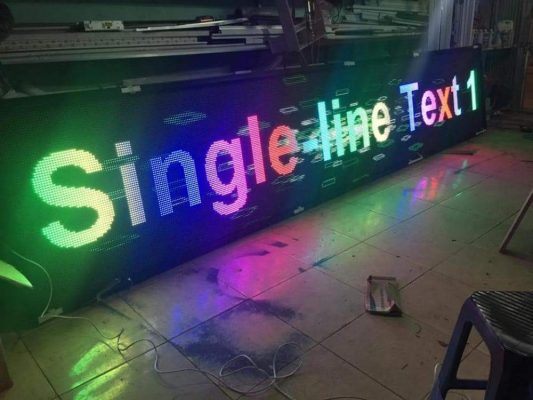 led ma trận quảng cáo