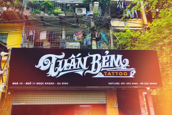 mẫu biển bạt khung sắt đẹp