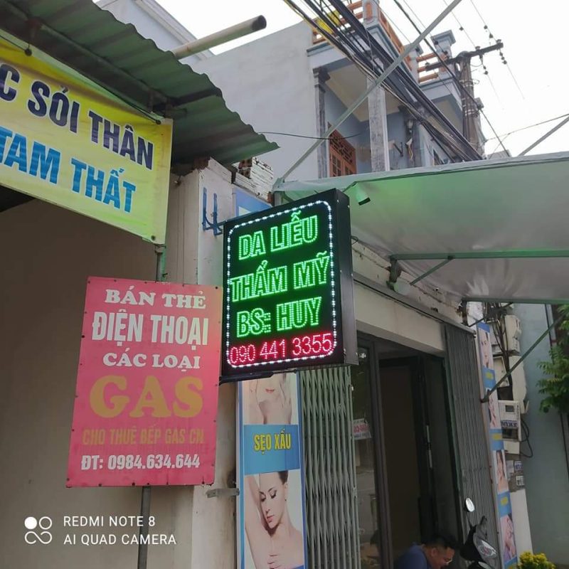 mẫu biển vẫy đèn led