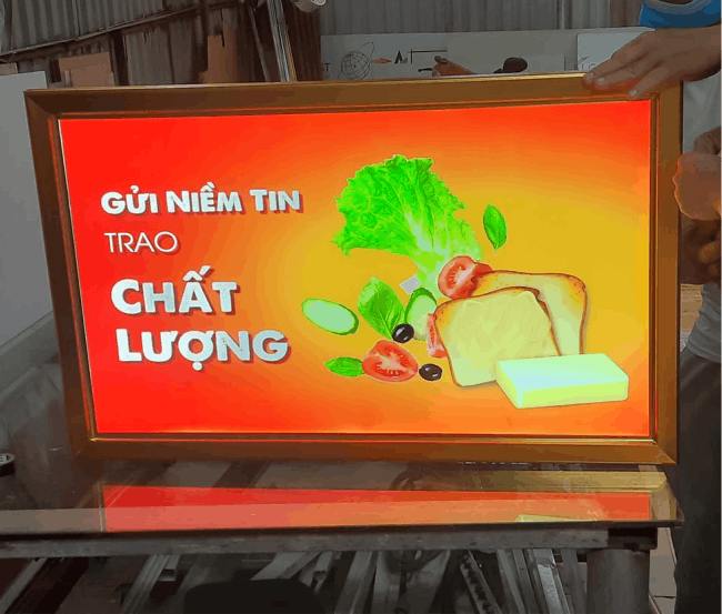 mẫu tranh điện siêu mỏng đẹp cho nhà hàng