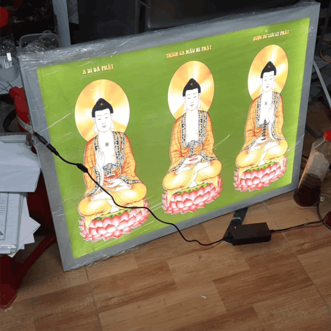 mẫu tranh điện siêu mỏng phong cảnh đẹp