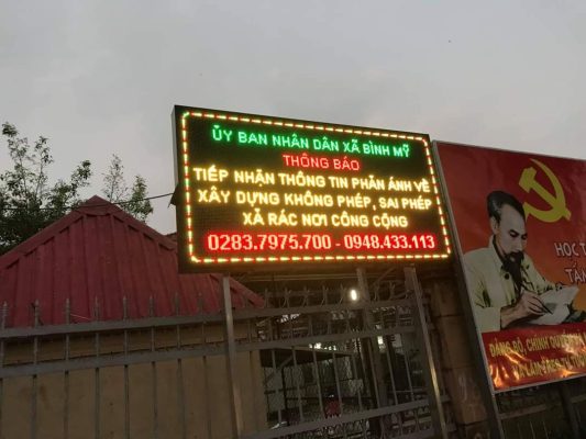 quảng cáo led ma trận