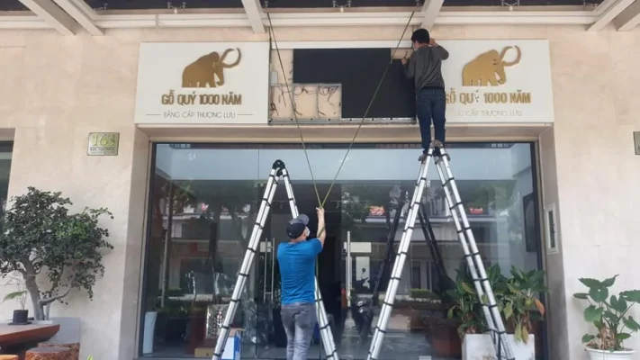 sửa chữa biển quảng cáo