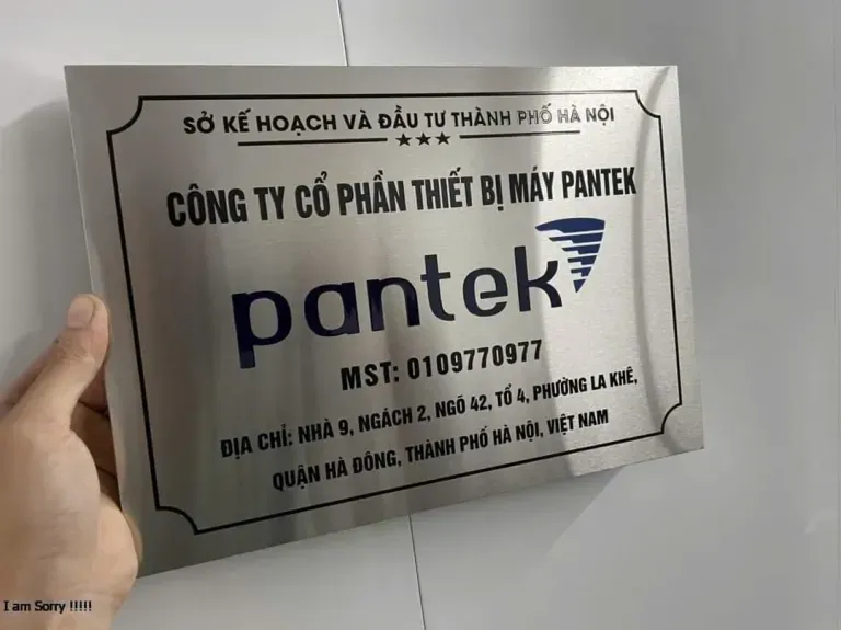 àm biển tên công ty theo yêu cầu