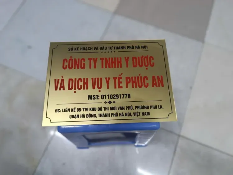 bảng hiệu công ty đẹp hiện đại