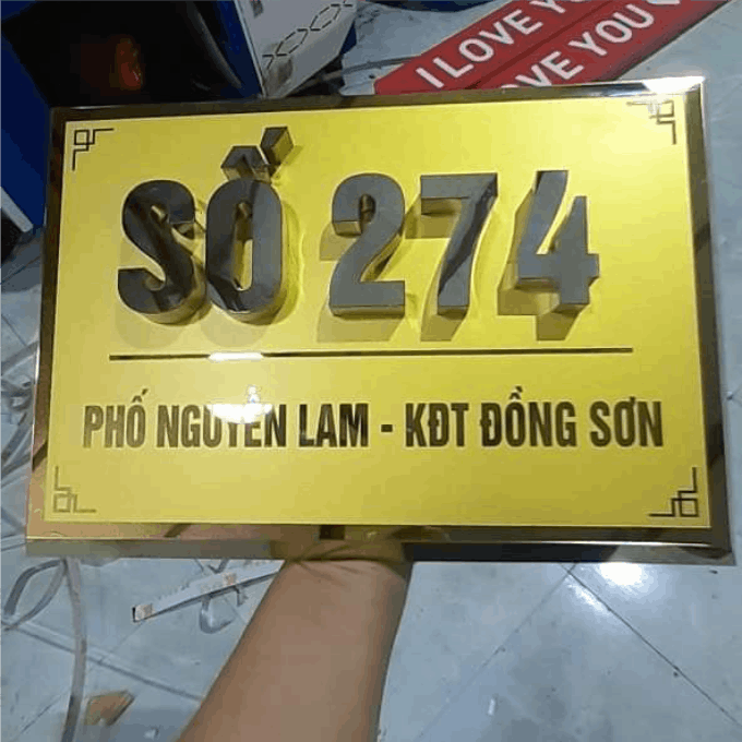biển số nhà