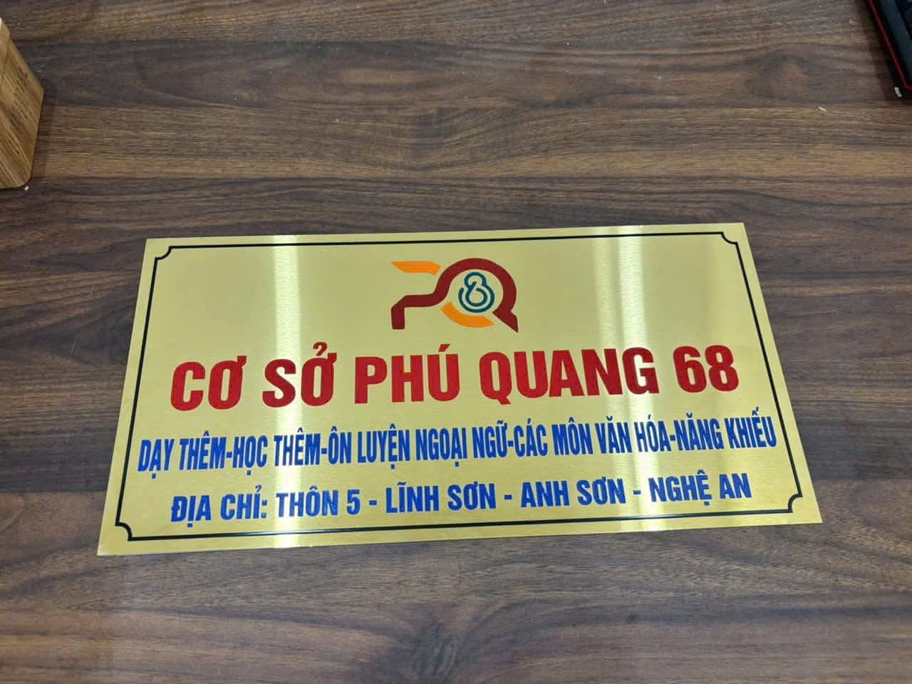 mẫu biển tên công ty đẹp