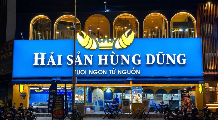 chữ nổi mica phát sáng